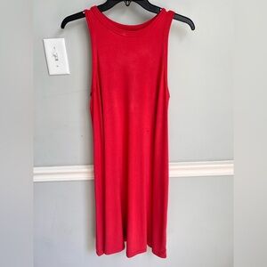 A New Day Red Sleeveless Sheath Midi Dress Sz. M